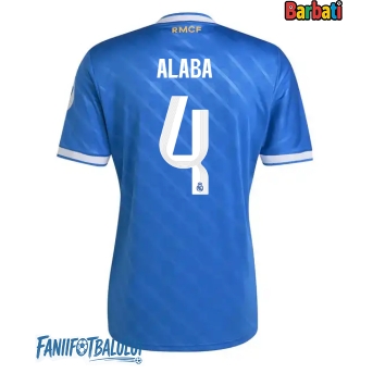 Real Madrid David Alaba #4 Tricou Fotbal Replică 2025-26 Barbati Treilea